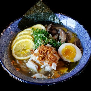 Lemon Ramen Noodle with Cold Soup